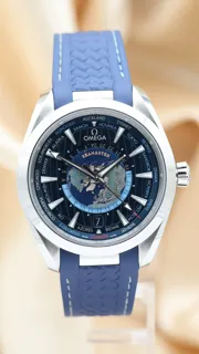 Omega Aqua Terra 220.10.43.22.03.001 43mm Stainless steel Blue