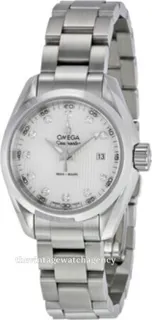 Omega Aqua Terra 231.10.30.60.55.001 30mm Stainless steel White