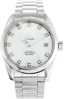 Omega Aqua Terra 2504.75.00 36mm Stainless steel White