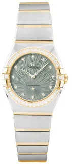 Omega Constellation 131.25.25.60.60.001 Yellow gold and Stainless steel Green