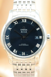 Omega De Ville 433.10.41.21.03.001 41mm Stainless steel Blue