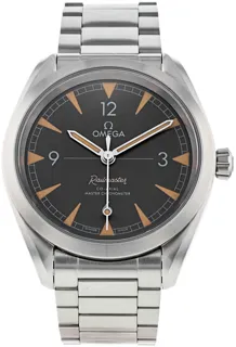 Omega Railmaster 220.10.40.20.01.001 Stainless steel Black