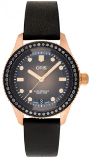 Oris Divers 65 01 733 7747 3986-Set Bronze and Stainless steel Brown