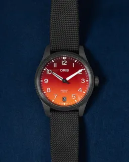 Oris ProPilot 0140077848786 Carbon fiber Orange