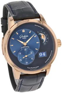 Glashütte PanoMaticLunar 1-90-02-11-35-01 Rose gold Blue