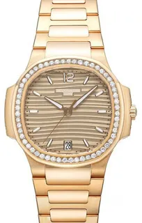 Patek Philippe Nautilus 7118/1200R-010 35mm Rose gold Brown