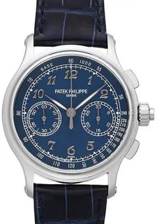 Patek Philippe Split-Seconds Chronograph 5370P-011 41mm Platinum Blue