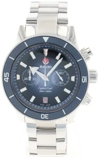 Rado Captain Cook R32145208 Ceramic and Stainless steel Blue