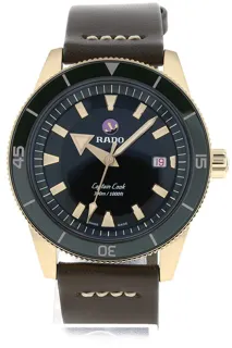 Rado Captain Cook R32504315 Bronze and Ceramic and Titanium Green