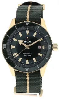 Rado Captain Cook R32504317 Bronze and Ceramic and Titanium Green