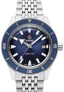 Rado Captain Cook R32505203 Ceramic and Stainless steel Blue