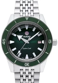 Rado Captain Cook R32505313 Ceramic and Stainless steel Green