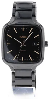 Rado True Square R27078162 Black ceramic Black