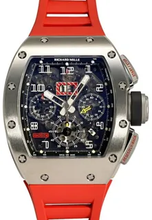 Richard Mille RM 011 RM011AJ 50mm White gold Skeletonized