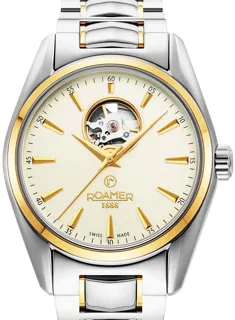 Roamer Searock Master 984985 47 35 20 42mm Stainless steel Champagne