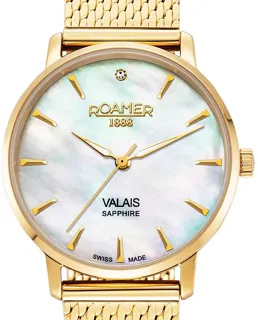 Roamer Valais 989847 48 10 05 Stainless steel White