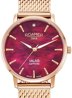 Roamer Valais 989847 46 60 05 32mm Stainless steel Red