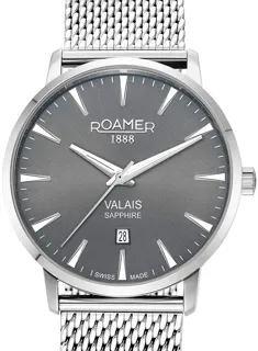 Roamer Valais 988833 41 55 05 42mm Stainless steel Gray