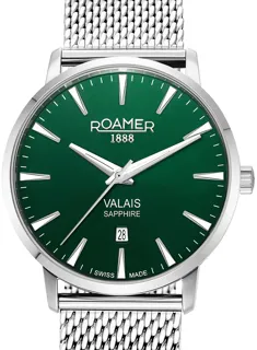 Roamer Valais 988833 41 75 05 Stainless steel Green