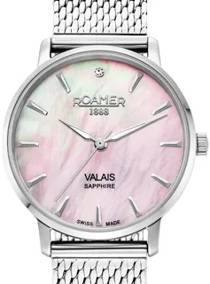 Roamer Valais 989847 41 10 05 Stainless steel Pink