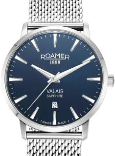 Roamer Valais 988833 41 45 05 Stainless steel Blue