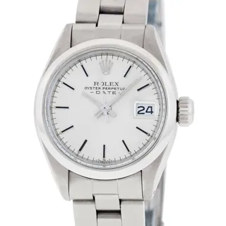 Rolex Date Stainless steel Silver