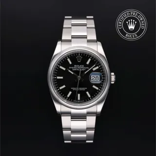 Rolex Datejust 36 126200 Stainless steel Black