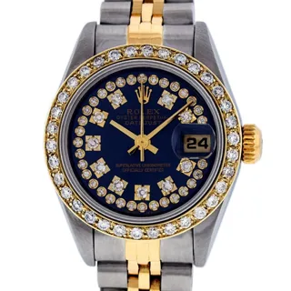 Rolex Datejust Stainless steel and 18k yellow gold Blue