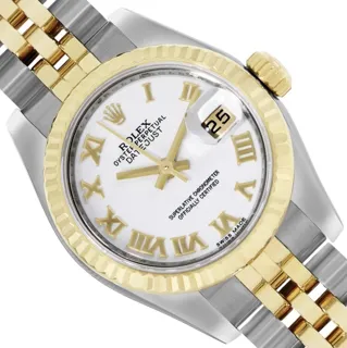 Rolex Datejust Stainless steel and 18k yellow gold White