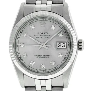 Rolex Datejust 36mm Stainless steel Gray