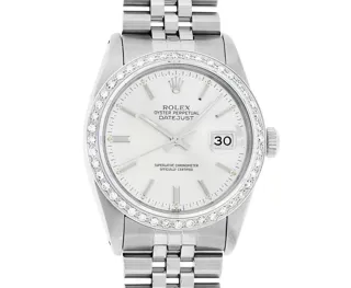 Rolex Datejust Stainless steel and 18k white gold Silver