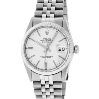 Rolex Datejust Stainless steel and 14k white gold Silver