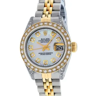 Rolex Datejust Stainless steel and 18k yellow gold White