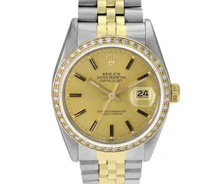 Rolex Datejust Stainless steel and 18k yellow gold Champagne