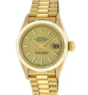 Rolex President 18k yellow gold Champagne