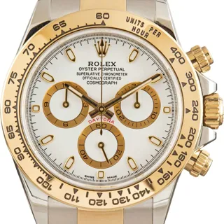 Rolex Daytona 116503 40mm Stainless steel and 18k yellow gold White