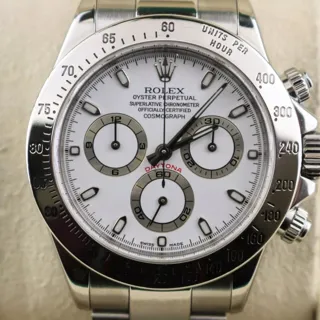 Rolex Cosmograph Daytona 116520 Stainless steel White