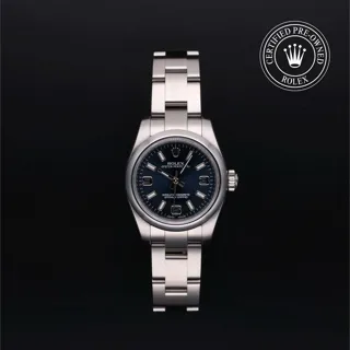 Rolex Oyster Perpetual 26 176200 Stainless steel Blue