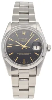 Rolex Oyster Perpetual Date 1500 Stainless steel Black