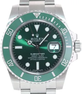 Rolex Submariner Date 116610LV Stainless steel Green