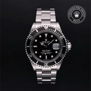 Rolex Submariner 16610 Stainless steel Black