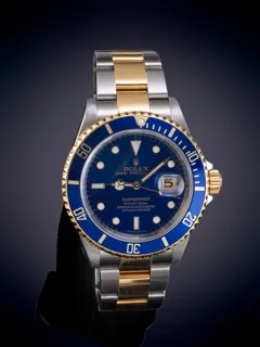 Rolex Submariner 16613 Stainless steel and 18k yellow gold Blue