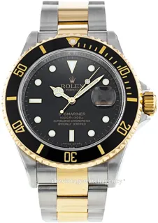 Rolex Submariner 16613BK Stainless steel Black