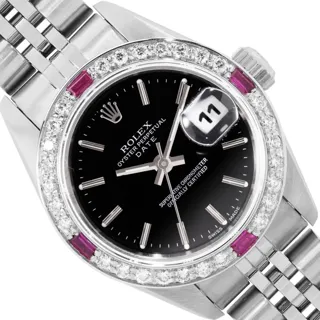 Rolex Oyster Perpetual Date 26mm Stainless steel Black