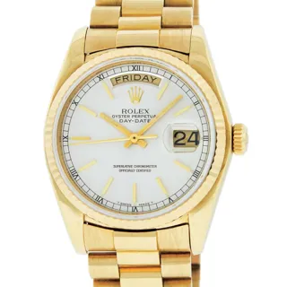 Rolex Day-Date 18k yellow gold Champagne