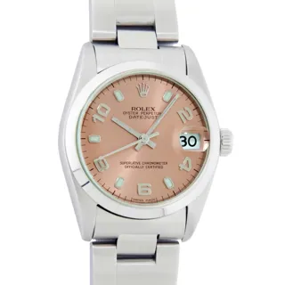 Rolex Datejust Stainless steel Salmon