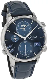 Glashütte Senator Cosmopolite 1-89-02-05-02-01 Stainless steel Blue