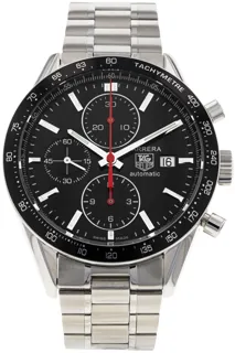 TAG Heuer Carrera Calibre 16 CV2014.BA0794 Stainless steel Black