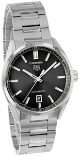 TAG Heuer Carrera Calibre 5 WBN2110.BA0639 Stainless steel Black