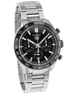 TAG Heuer Carrera Calibre HEUER 02 Automatic Chronograph CBN2A1B.BA0643 Ceramic and Stainless steel Black